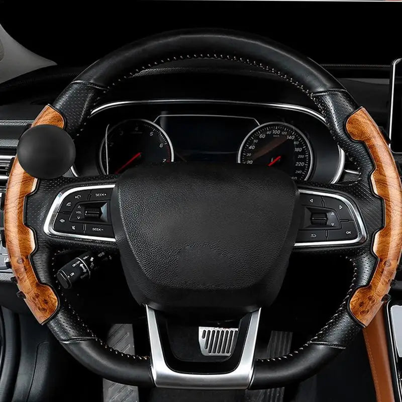 Universal Steering Wheel Cover Non-Slip Universal Auto Grip Cover 3D Structure Car Interior Accessory For The Elderly Women And