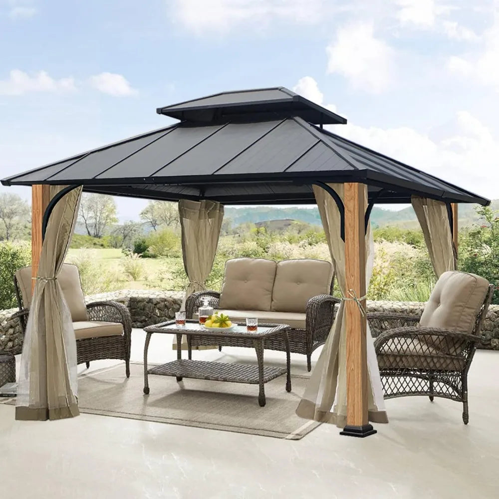 10x12 ft. Outdoor Insulated Hardtop Gazebo