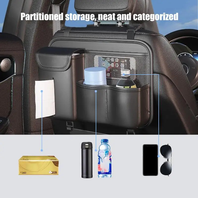 Back Of Seat Car Organizer Backseat Car Organizer Car Interior Organizers And Storage For Drinks Kick Mats Car Accessories For