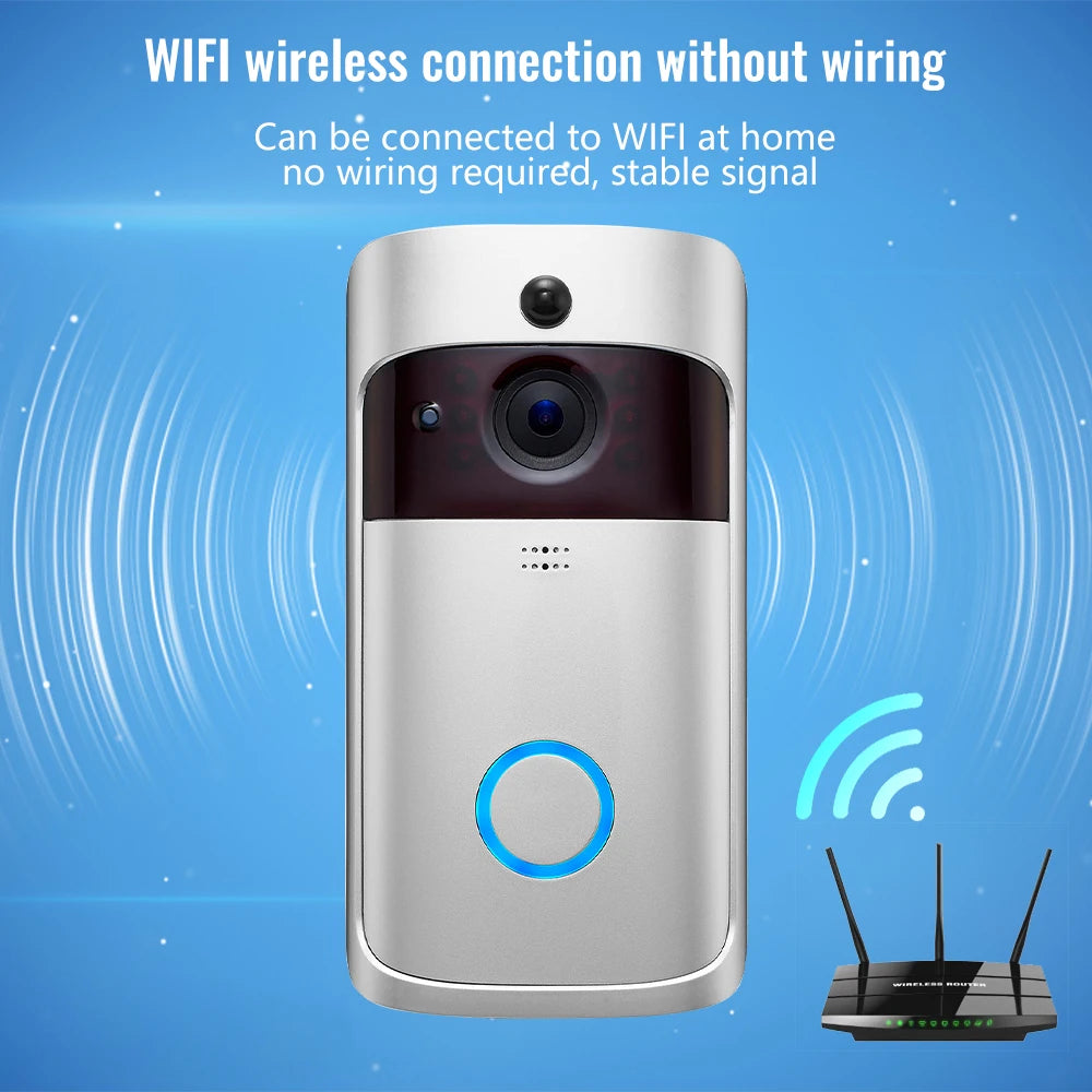 Smart WiFi Video Doorbell IP65 Waterproof