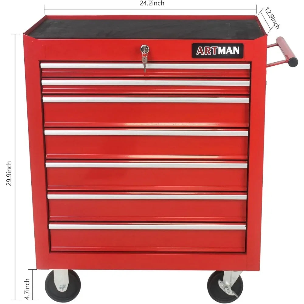 Rolling Tool Chest with 7-Drawer Tool Box