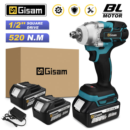 Brushless Electric Impact Wrench Cordless