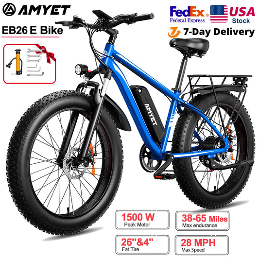 Electric Bike EB26 Adults Electric Bicycle Peak 1500W 48V