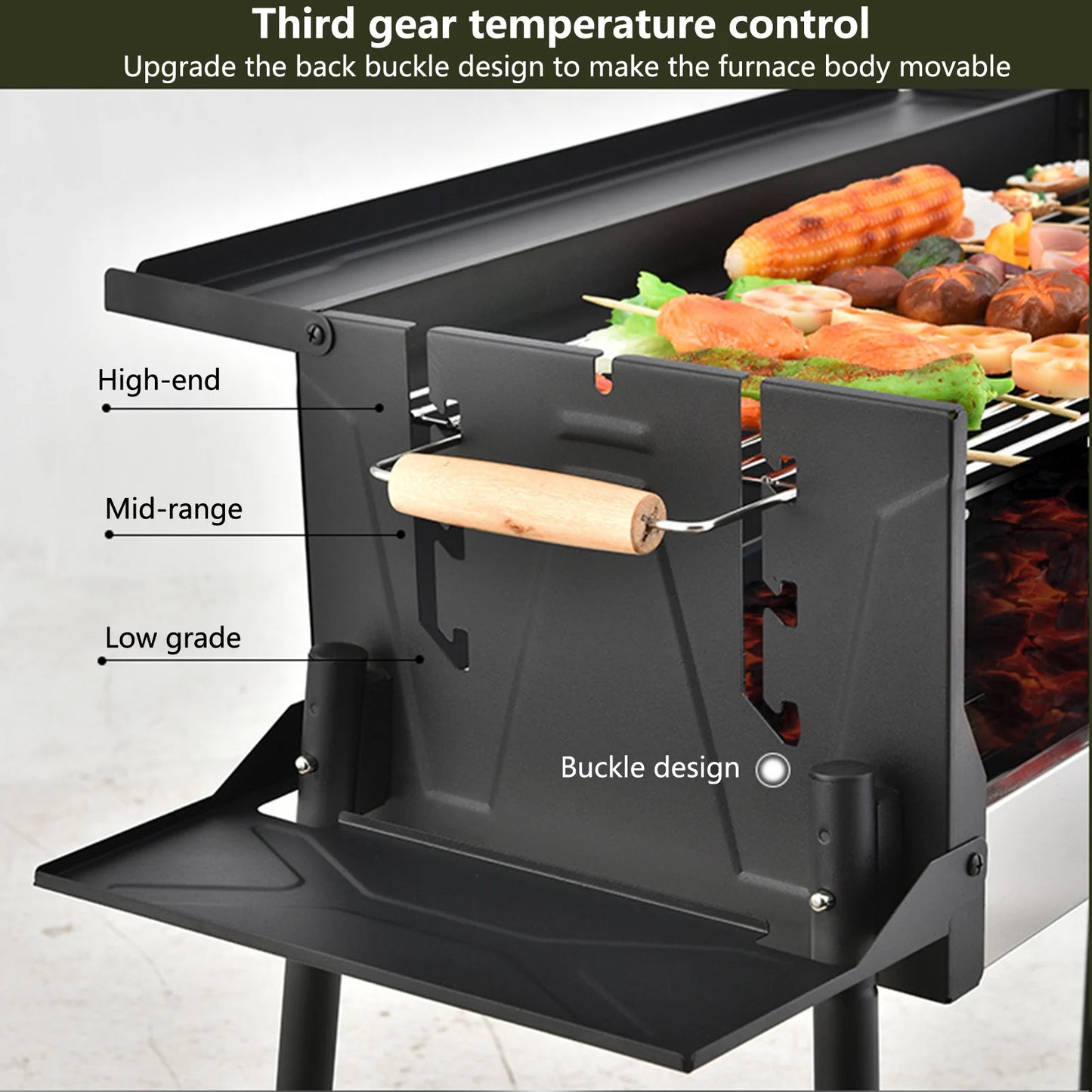 Barbecue Oven Household BBQ Grill Outdoor Smokeless Charcoal