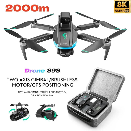 8K HD Camera 2-Axis Gimbal Anti-Shake Aerial Photography