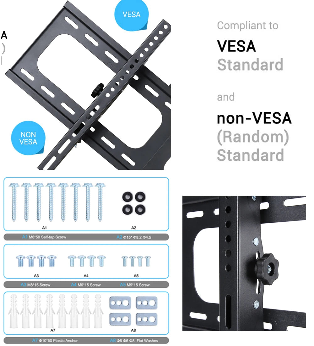 26-75 Inch Slim TV Brackets Wall Mount Ultra Slim TV Wall Bracket