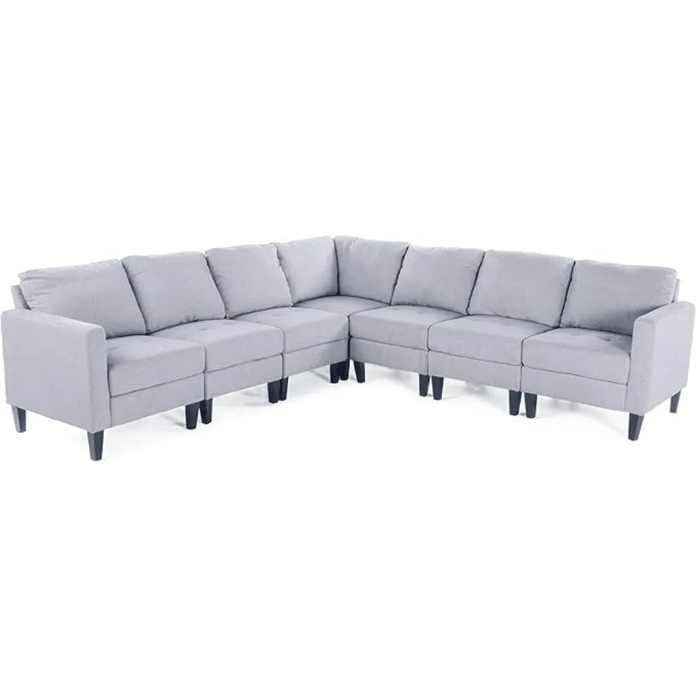 Modular Sectional Sofa with Reversible Chaise