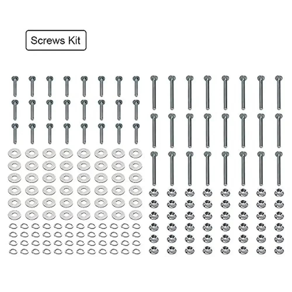 8pcs Heavy Duty 4mmThickness Steel Workbench Brackets Kit with Screws