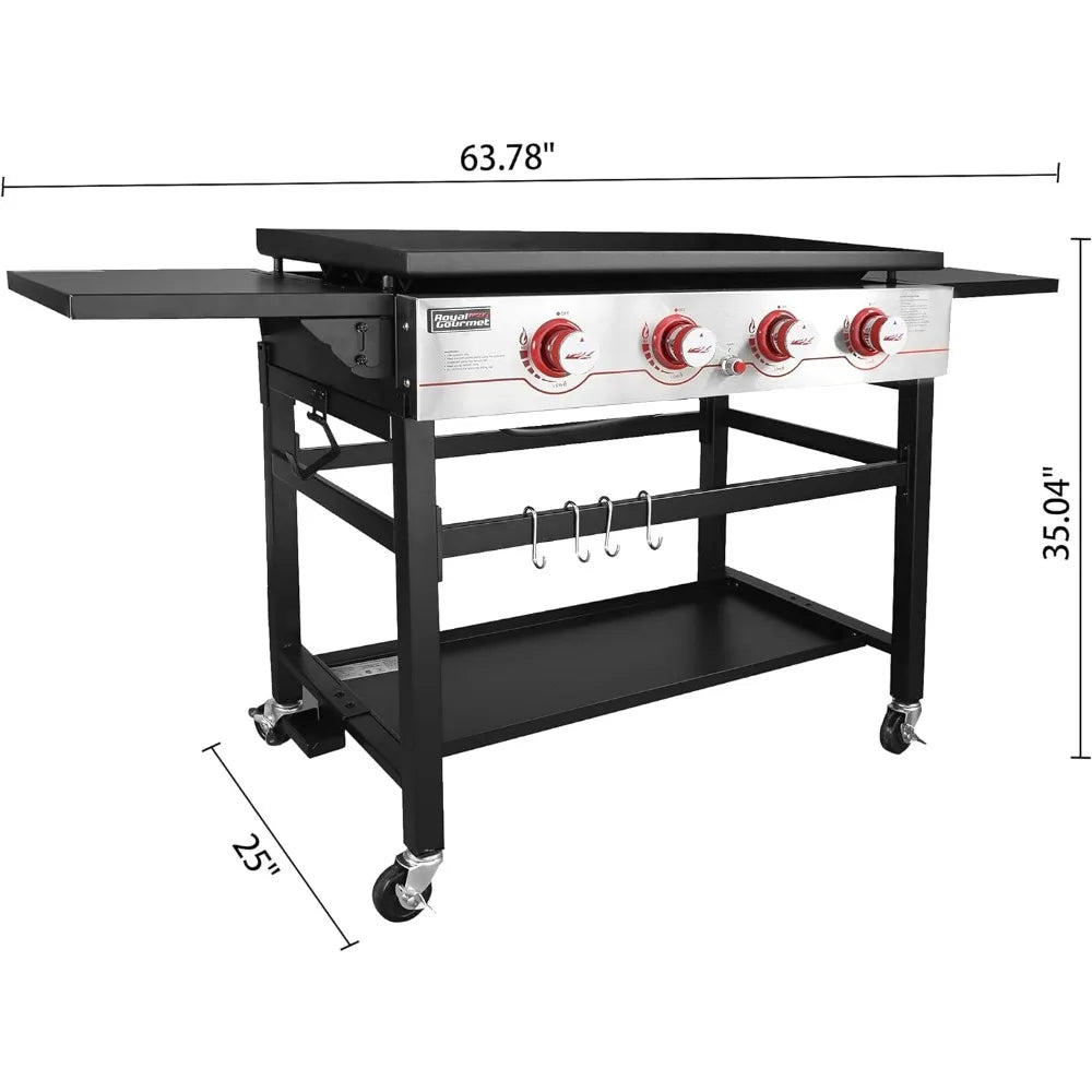 Royal Gourmet GB4000 36-inch 4-Burner Flat Top