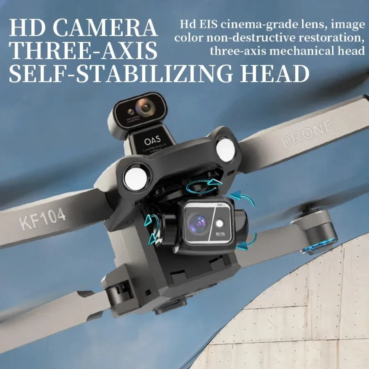 KF104 MAX2 GPS Drone 4K Professional With 3-Axis Brushless Drone