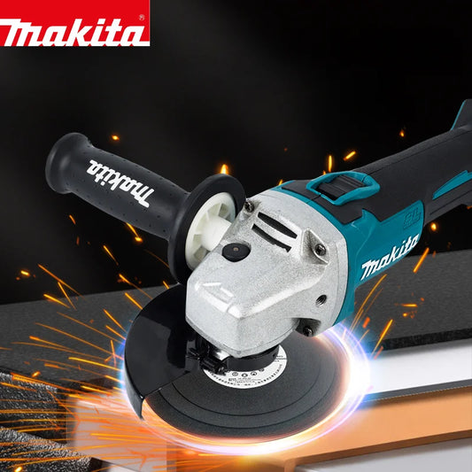 Makita DGA404 125mm Brushless 18V Lithium Electric Angle Grinder Rechargeable Cutting Machine High Power Polishing Machine