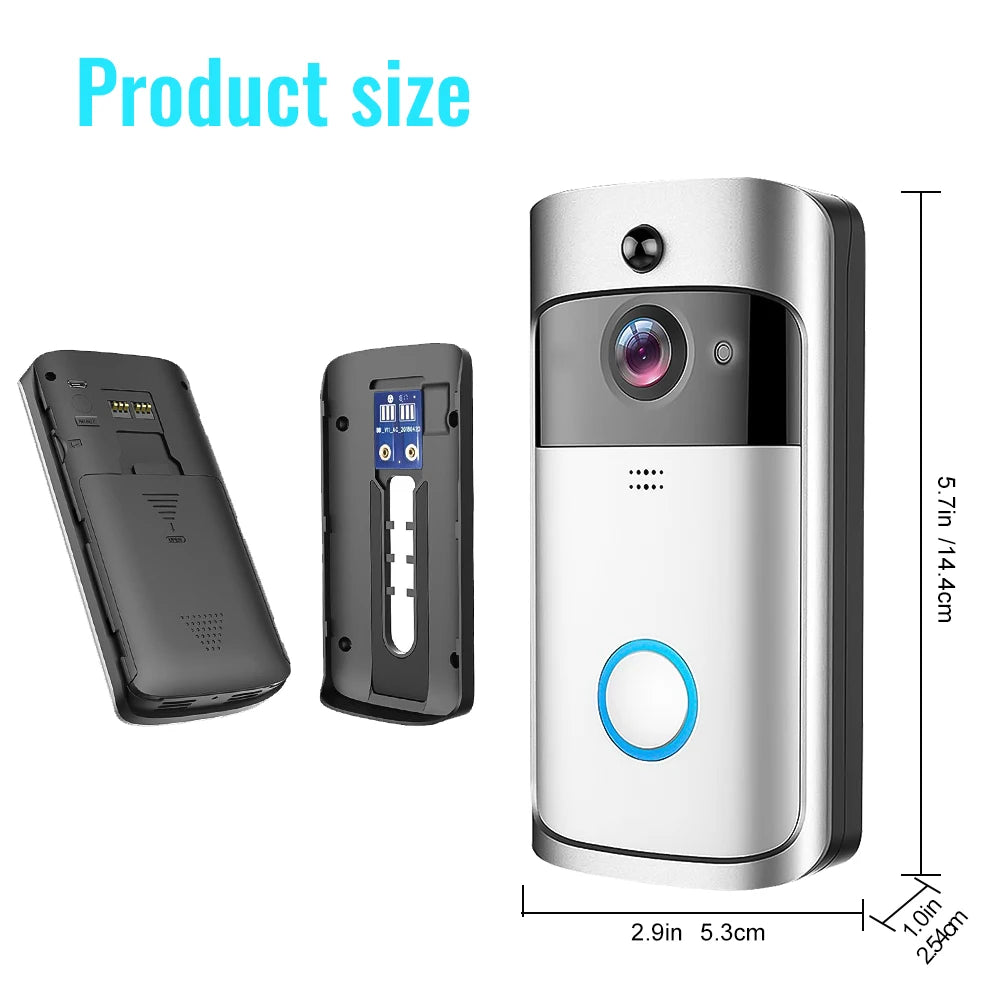 Smart WiFi Video Doorbell IP65 Waterproof